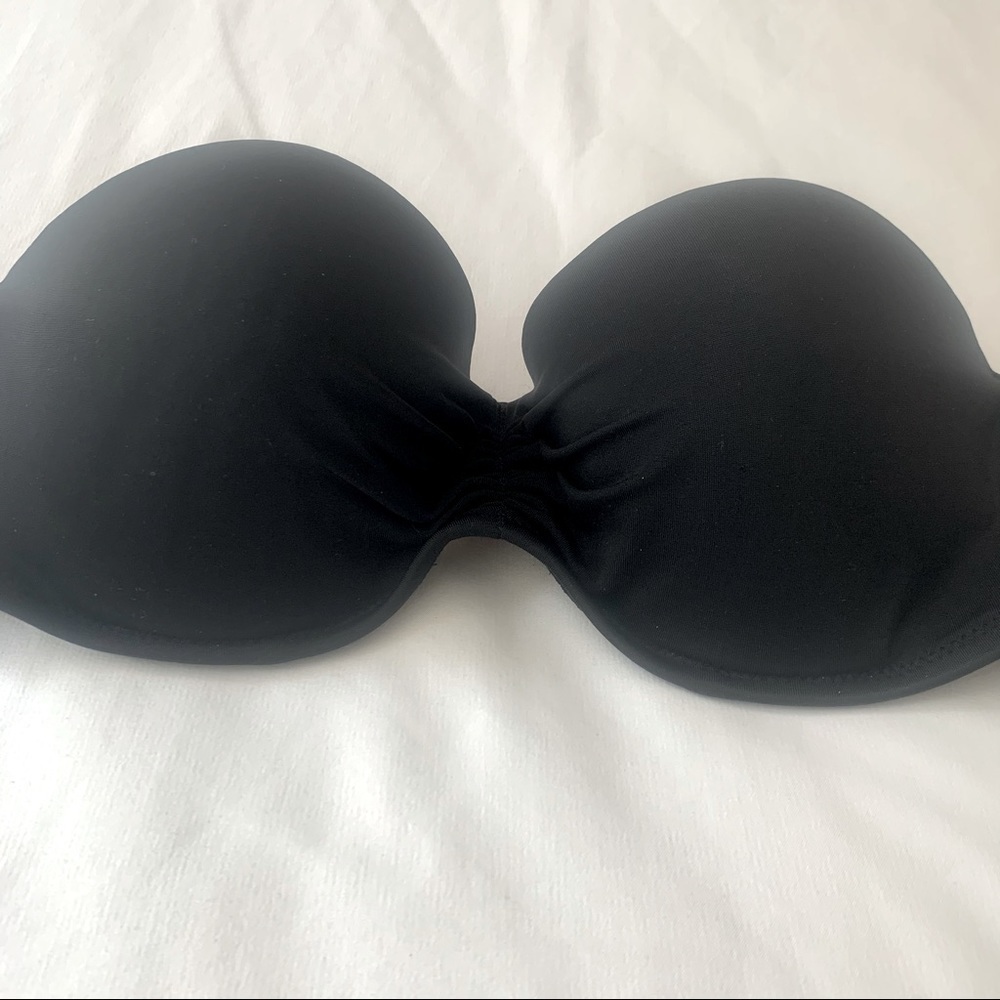 VICTORIA’S SECRET NWT Strapless Black Padded Bikini Top Size Large